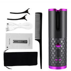 Portable Cordless Hair Curler for Styling – Rechargeable Curling Tool for Travel, Waves and Everyday Hair Looks