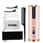 Portable Cordless Hair Curler for Styling – Rechargeable Curling Tool for Travel, Waves and Everyday Hair Looks
