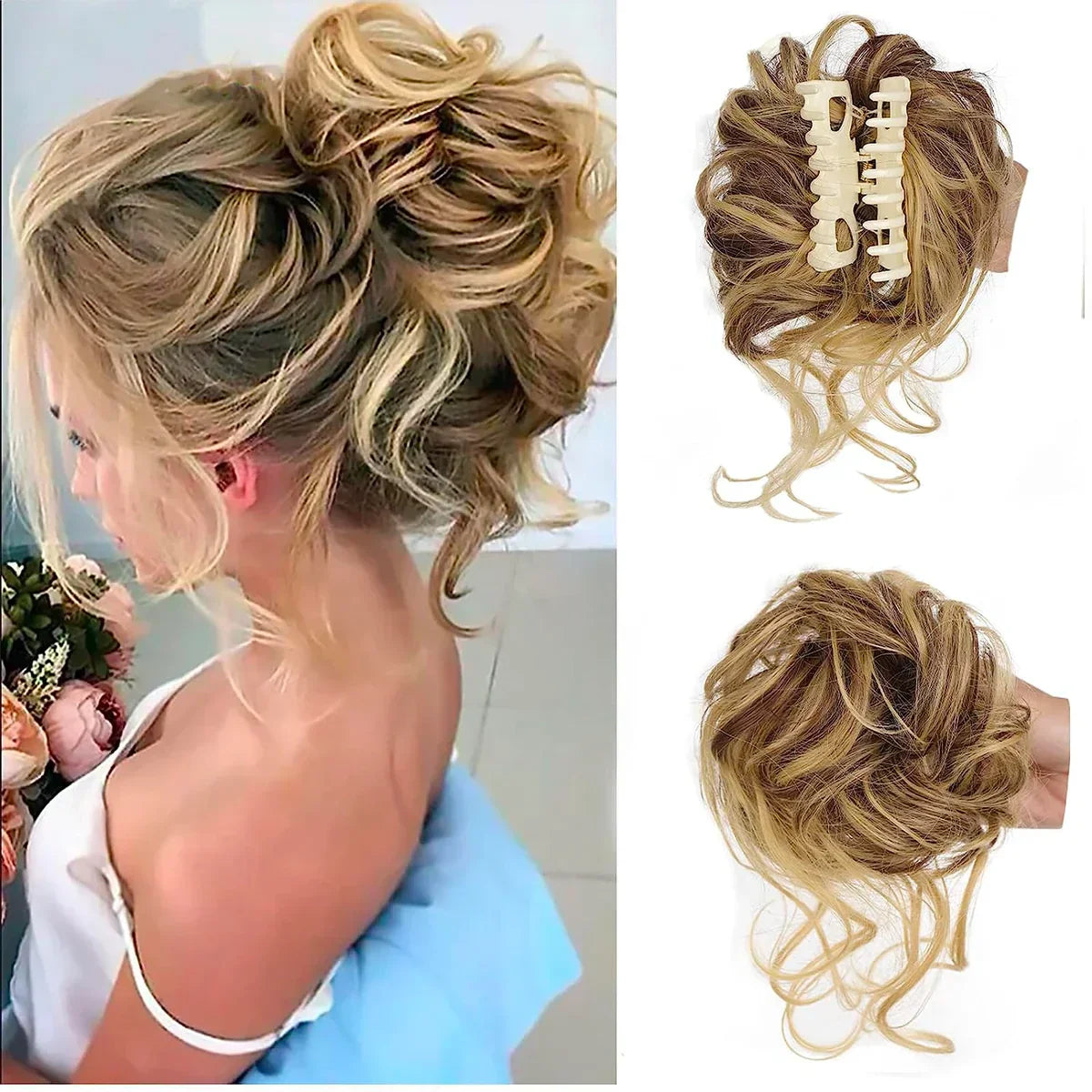 Updo Hair Bun Clip for Easy Styling – Instant Hair Bun Accessory for Quick Hairstyles and Everyday Wear