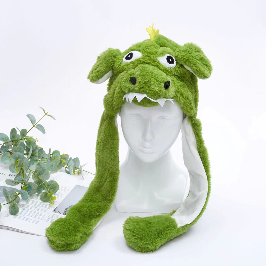 Interactive Bunny Ears Hat for Kids and Adults – Cute Plush Hat with Moving Ears for Play, Costumes and Gifts