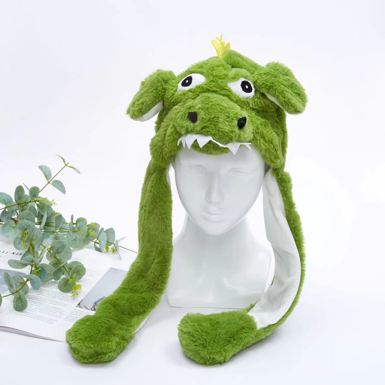 Interactive Bunny Ears Hat for Kids and Adults – Cute Plush Hat with Moving Ears for Play, Costumes and Gifts