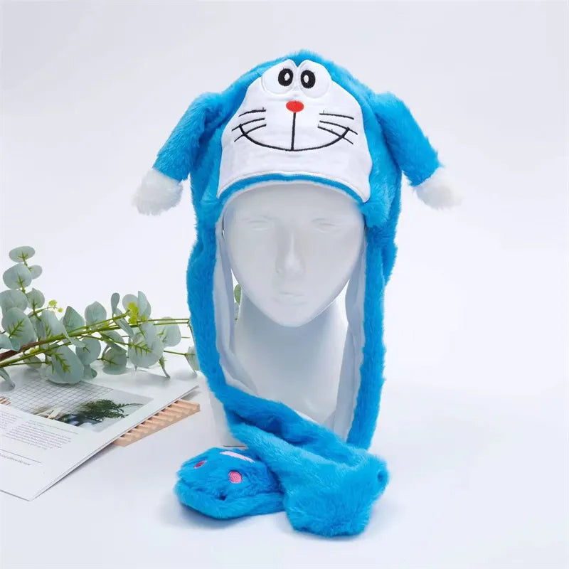 Interactive Bunny Ears Hat for Kids and Adults – Cute Plush Hat with Moving Ears for Play, Costumes and Gifts