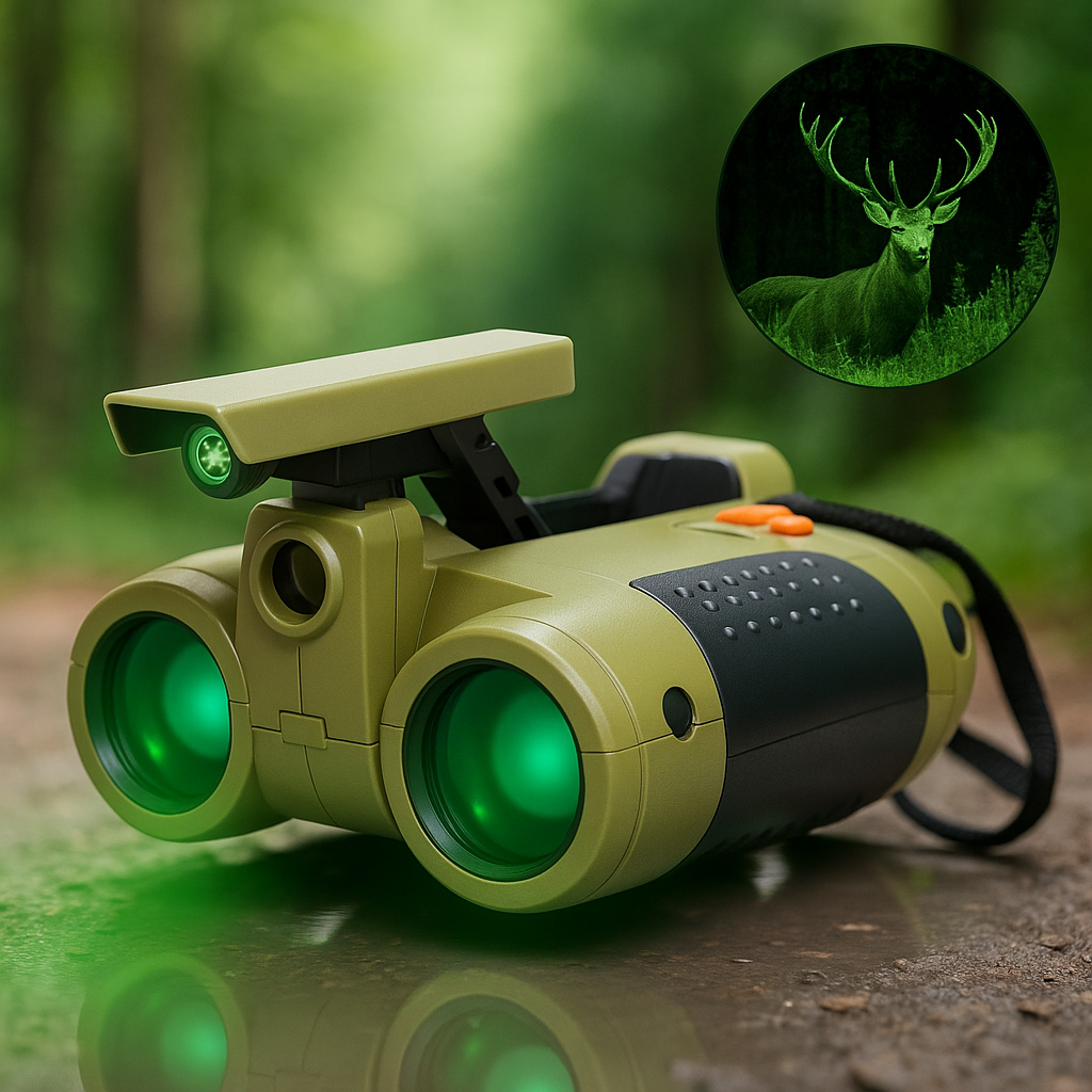 Children’s Exploration Binoculars – Lightweight Design for Day and Low-Light Adventures