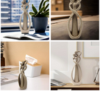 Eternal Embrace – Abstract Figurine of Timeless Love | Modern Home Décor & Unique Gift