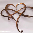 Infinite Heart Iron Wall Art - Timeless Love Design