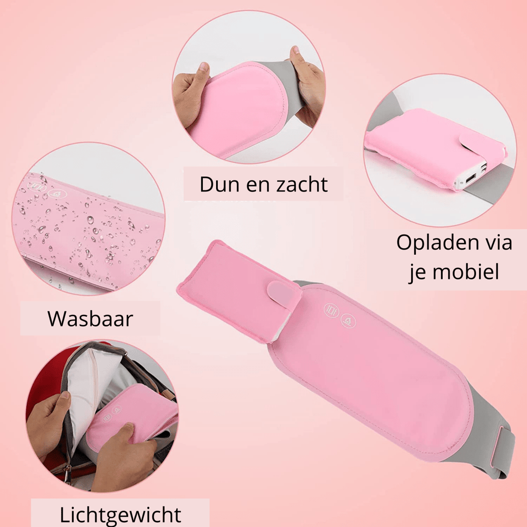 BellyHeat | Soothing Electric Heating Belt with Vibration for Comfort