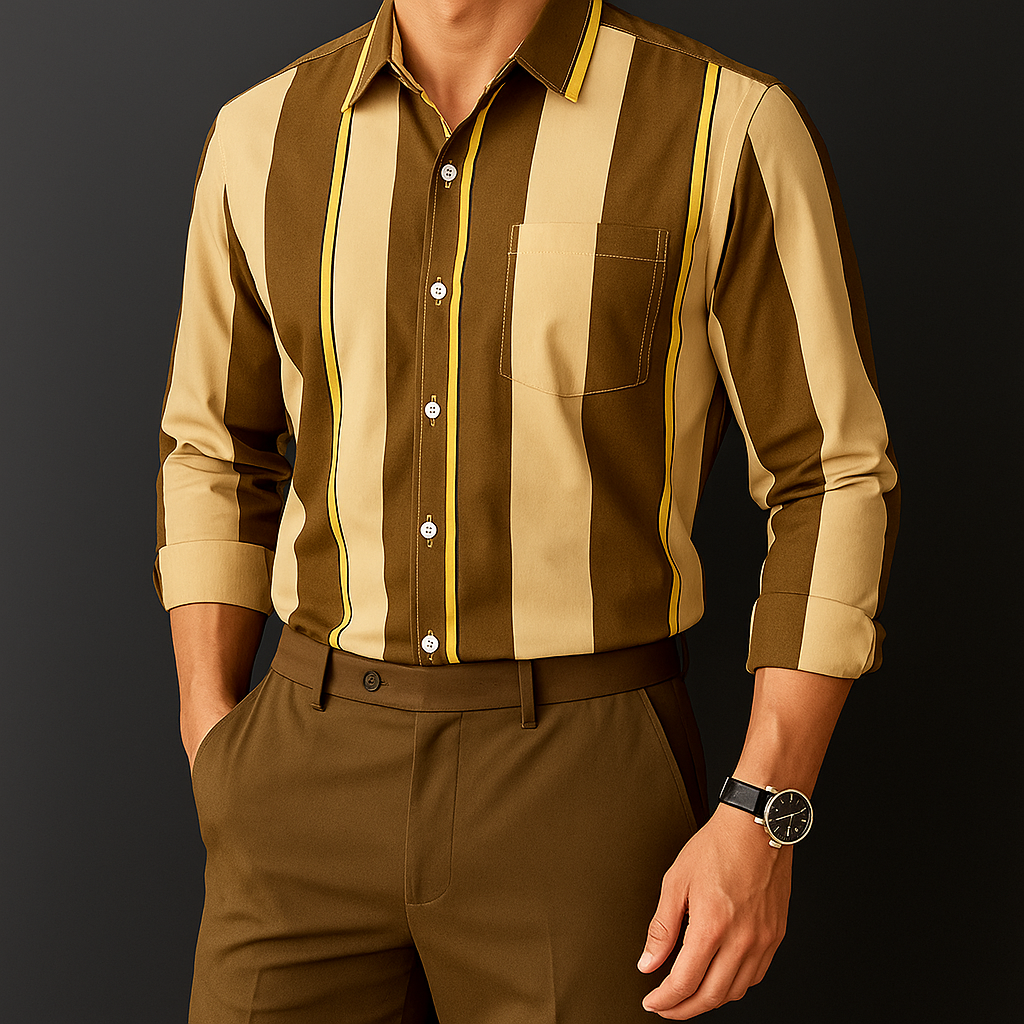 Simon | Trendy Cotton Shirt