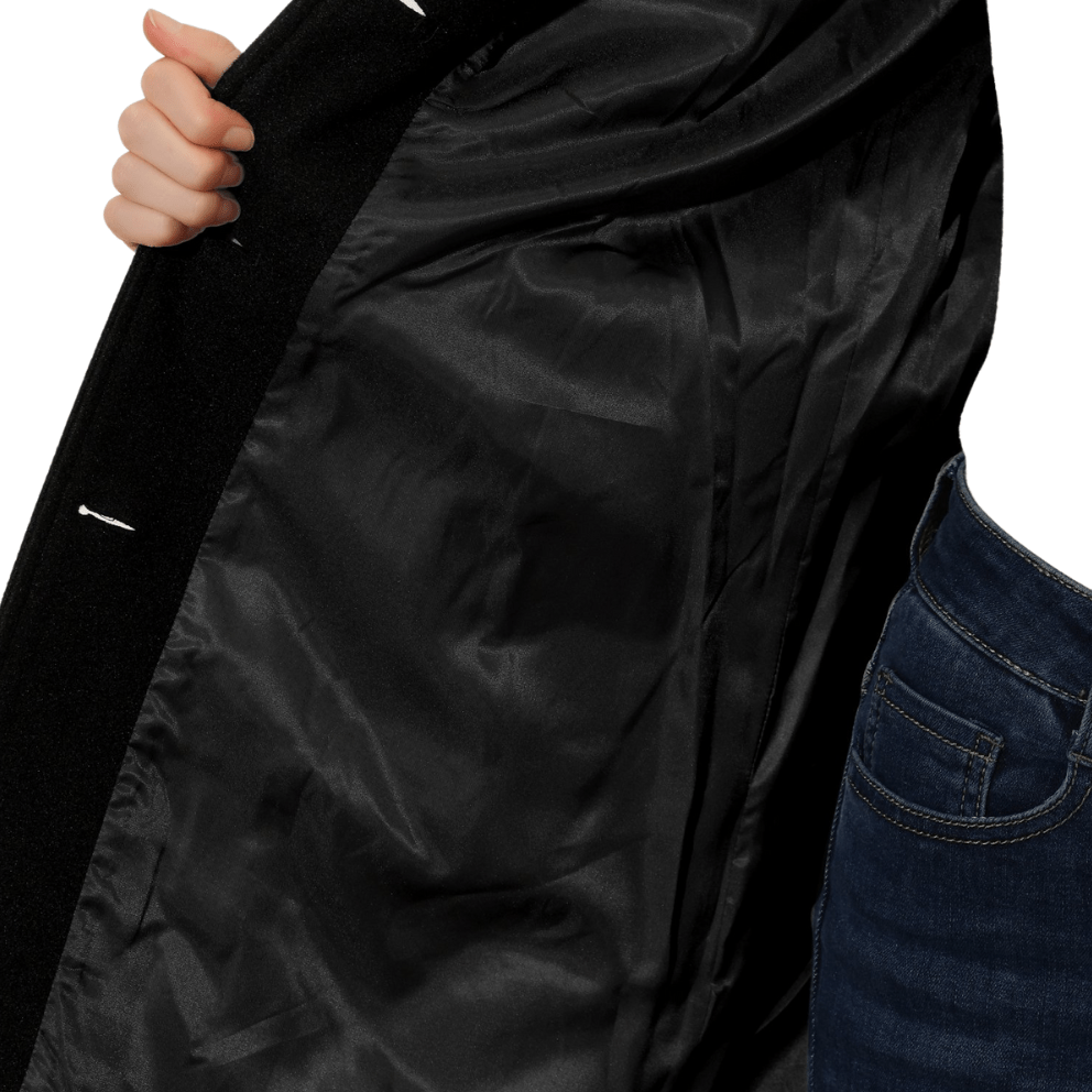 Elegant A-Line Women's Coat with Button Closure