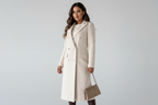 Women's Elegant Long Double-Breasted Coat