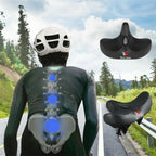 Ergonomic Ultra-Comfort Bike Saddle – Breathable Airflow Padding & Pressure-Relief Design | Fits MTB & Road Bikes