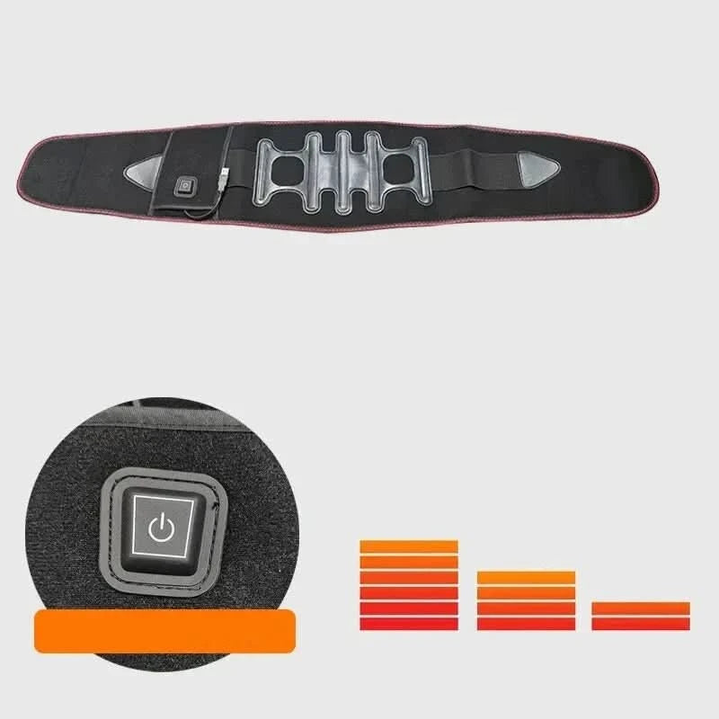 Heated Lower Back Support Belt for Daily Comfort – Adjustable Waist Support for Home, Work and Relaxation