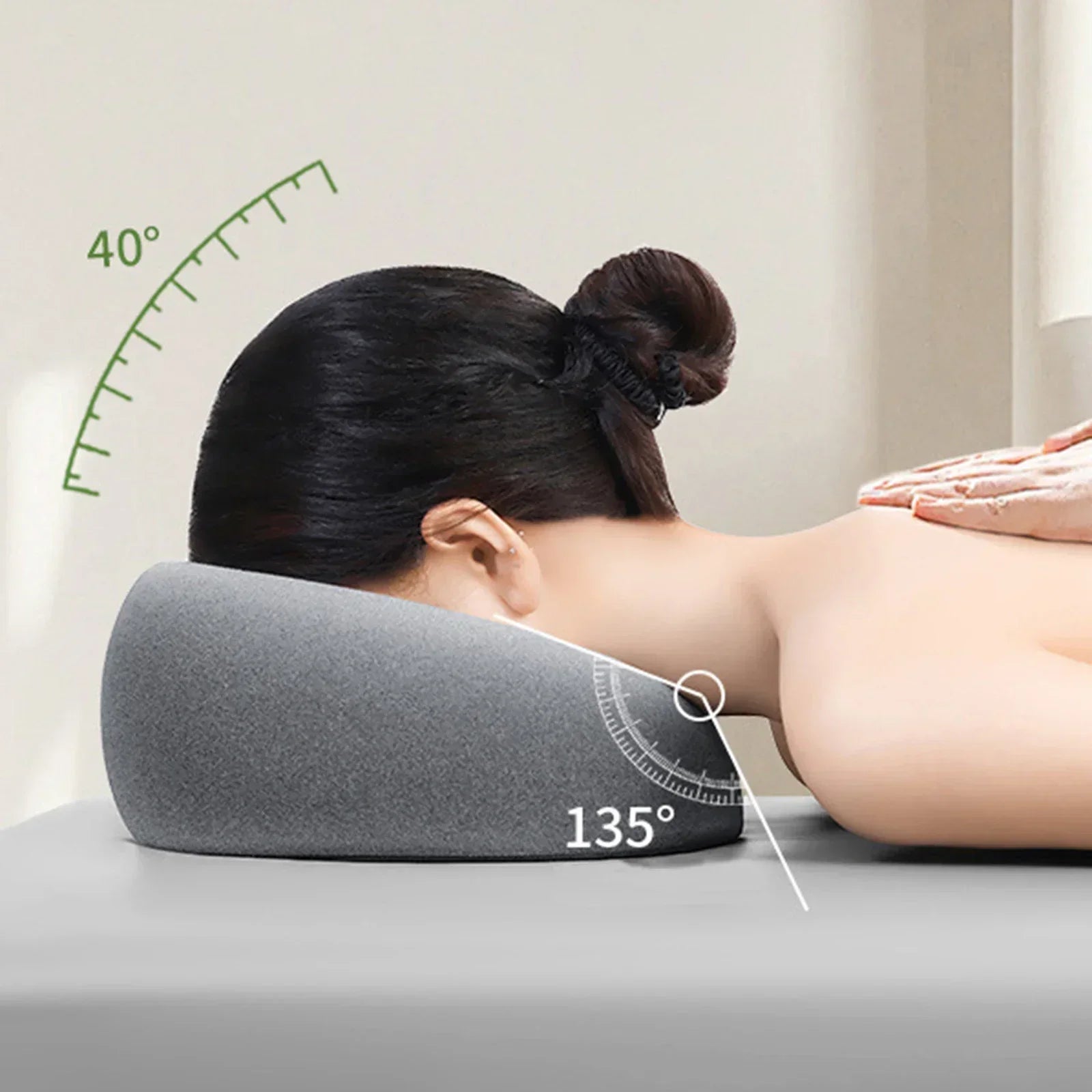 Ergonomic Support Pillow for Beauty Salons – Comfortable Head and Neck Cushion for Treatments and Client Comfort