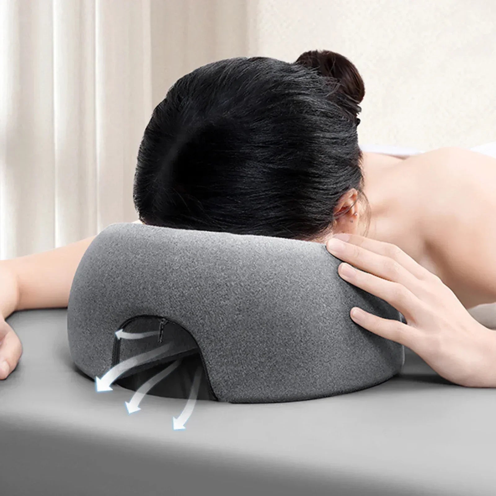 Ergonomic Support Pillow for Beauty Salons – Comfortable Head and Neck Cushion for Treatments and Client Comfort