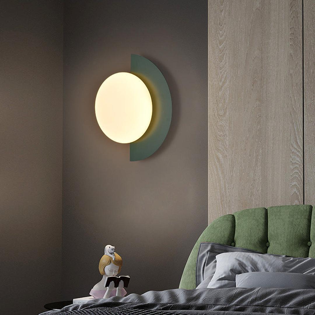 Nordic Semi-Circular Wall Lamp | LED Lighting