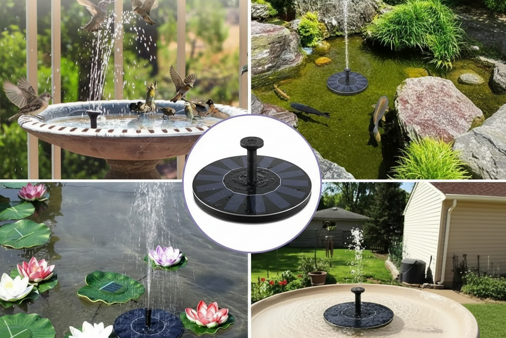 Emiyo Solar Fountain | Transform Your Garden into a Serene Oasis