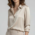 JADE - Stylish Silk Summer Blouse