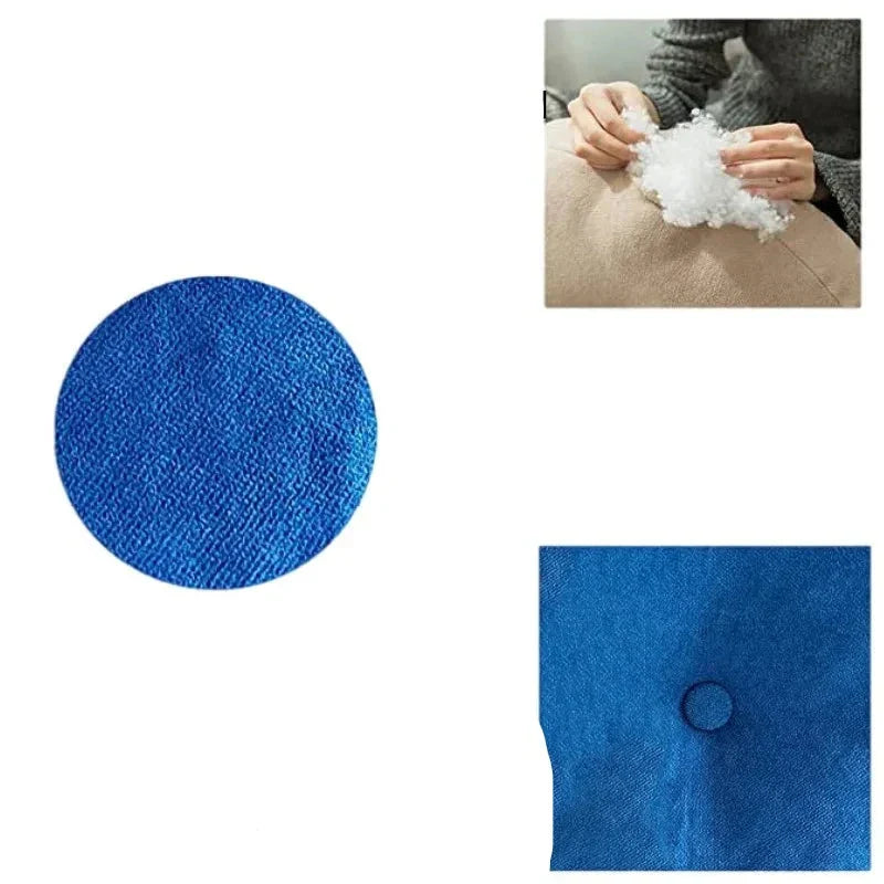 Round Meditation and Yoga Cushion for Floor Seating – Comfortable Support Pillow for Mindfulness, Stretching and Relaxation