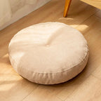 Round Meditation and Yoga Cushion for Floor Seating – Comfortable Support Pillow for Mindfulness, Stretching and Relaxation