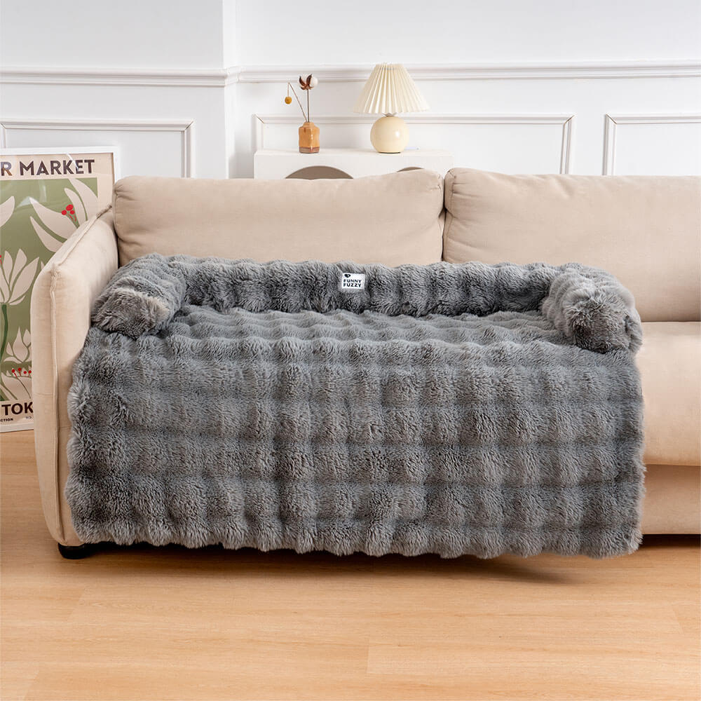 Cozy Plush Dog Bed for Everyday Comfort – Soft Supportive Pet Bed for Rest, Sleep and Relaxation