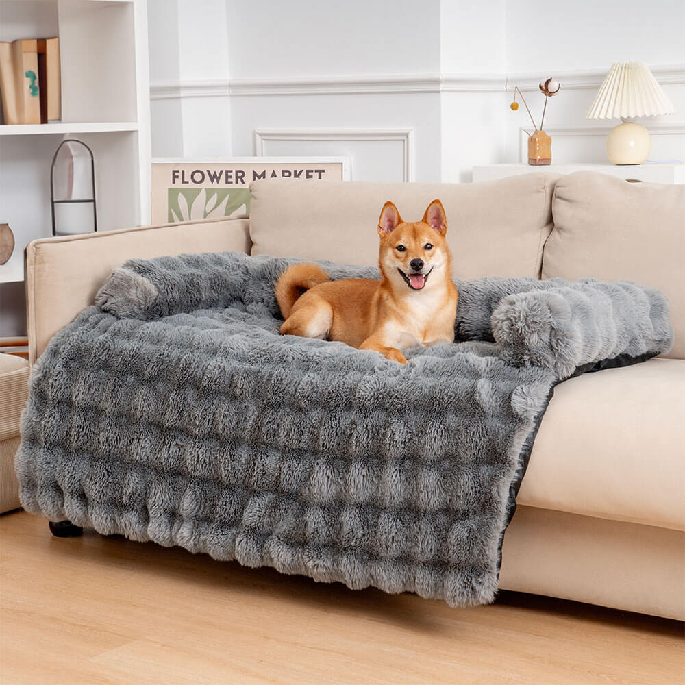 Cozy Plush Dog Bed for Everyday Comfort – Soft Supportive Pet Bed for Rest, Sleep and Relaxation
