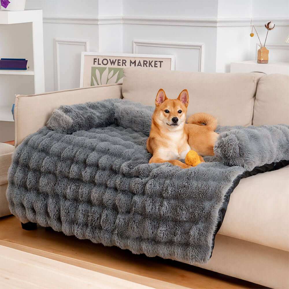 Cozy Plush Dog Bed for Everyday Comfort – Soft Supportive Pet Bed for Rest, Sleep and Relaxation