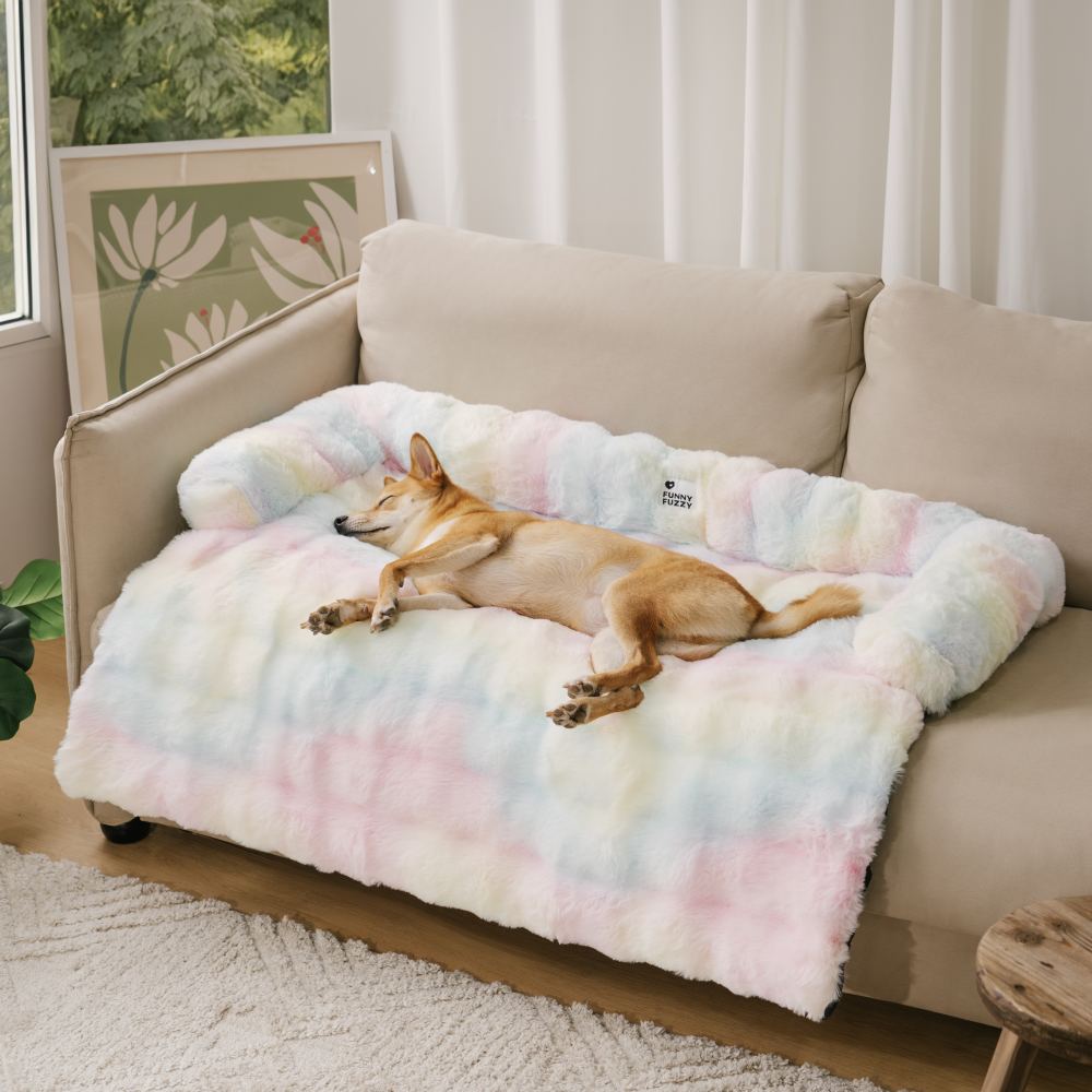 Cozy Plush Dog Bed for Everyday Comfort – Soft Supportive Pet Bed for Rest, Sleep and Relaxation