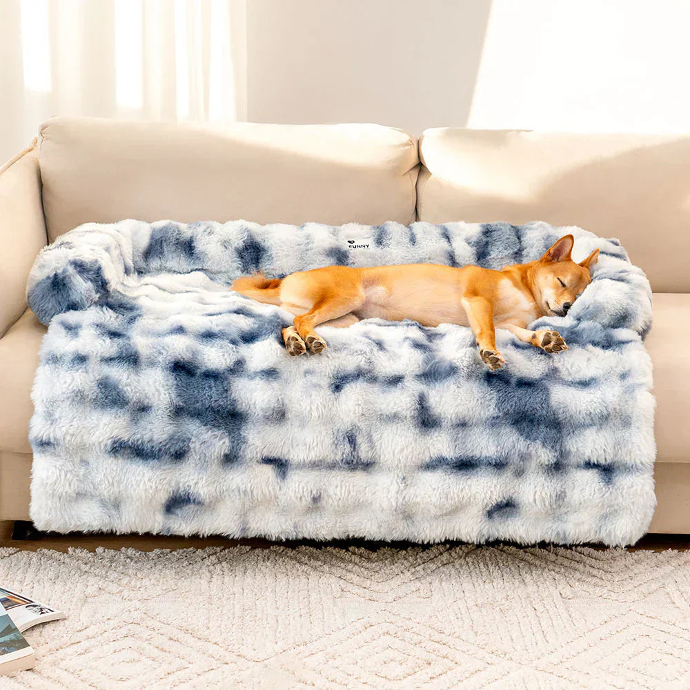 Cozy Plush Dog Bed for Everyday Comfort – Soft Supportive Pet Bed for Rest, Sleep and Relaxation