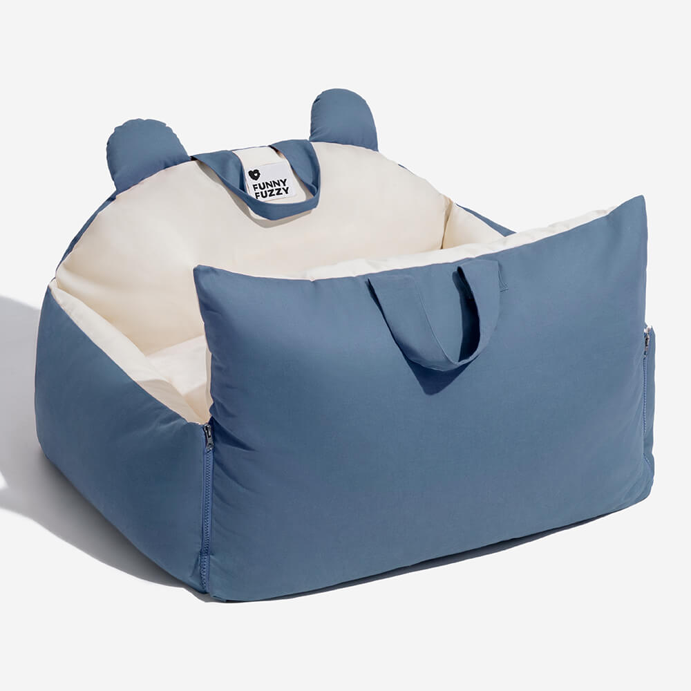 Dog Car Bed for Safe Travel – Comfortable Pet Car Seat for Back Seat Rides and Everyday Trips