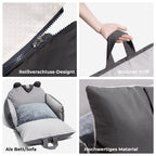 Dog Car Bed for Safe Travel – Comfortable Pet Car Seat for Back Seat Rides and Everyday Trips