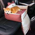 Dog Car Bed for Safe Travel – Comfortable Pet Car Seat for Back Seat Rides and Everyday Trips