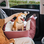 Dog Car Bed for Safe Travel – Comfortable Pet Car Seat for Back Seat Rides and Everyday Trips