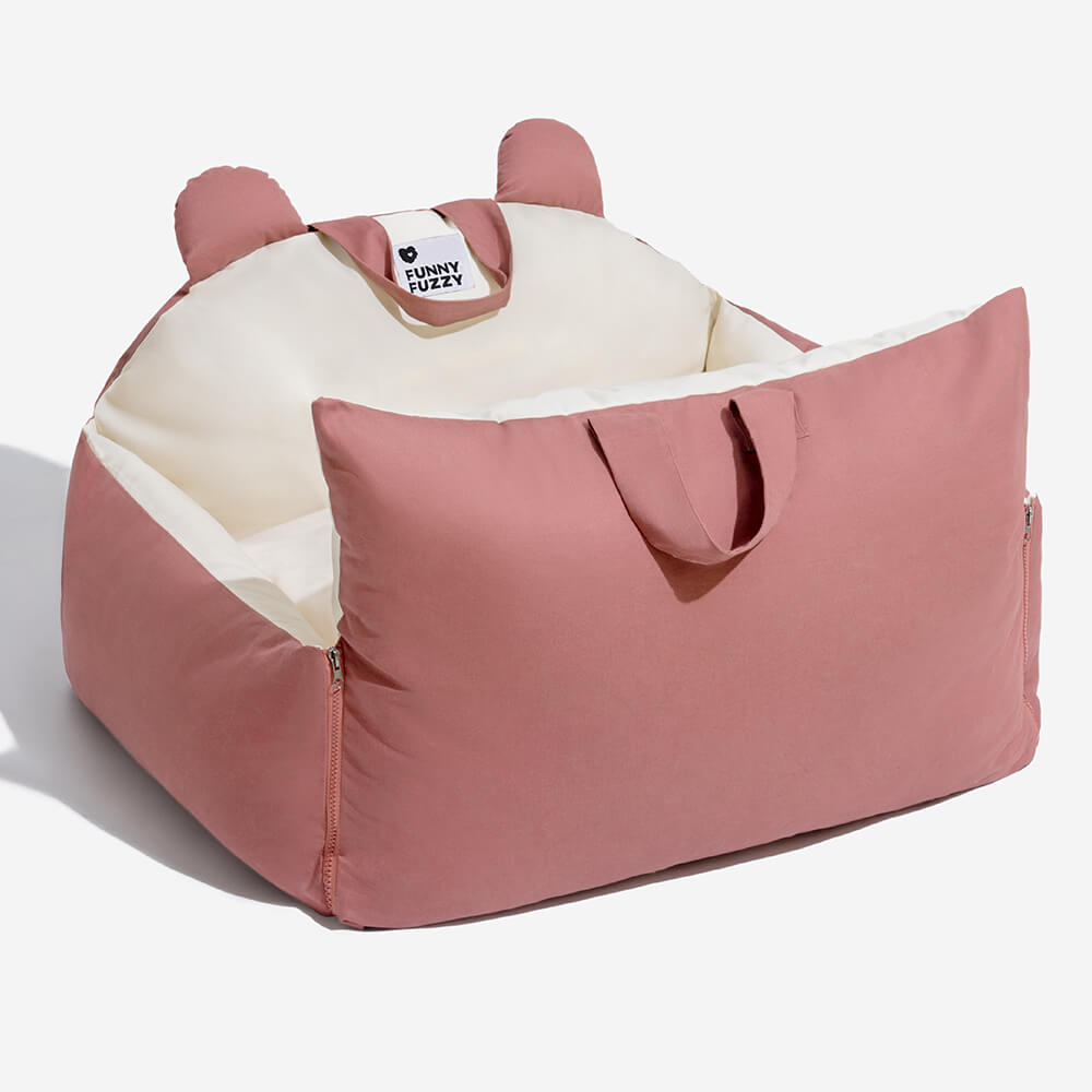 Dog Car Bed for Safe Travel – Comfortable Pet Car Seat for Back Seat Rides and Everyday Trips