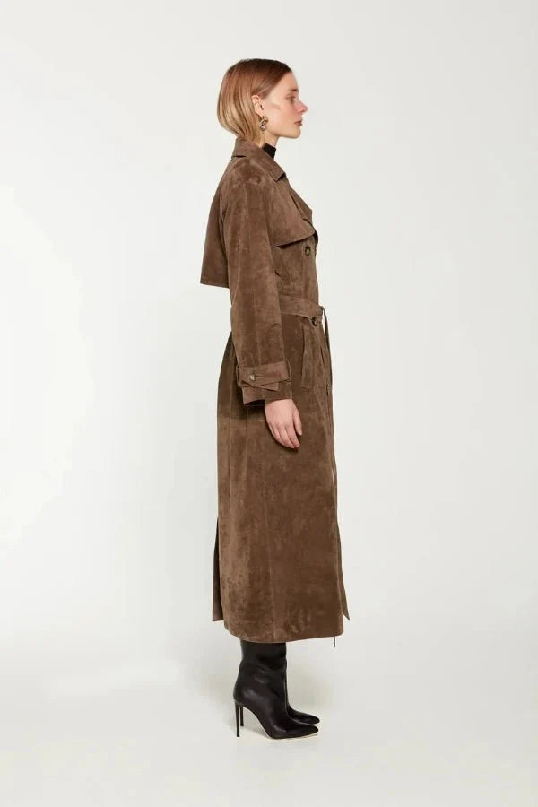 Galatea Longline Trench Coat