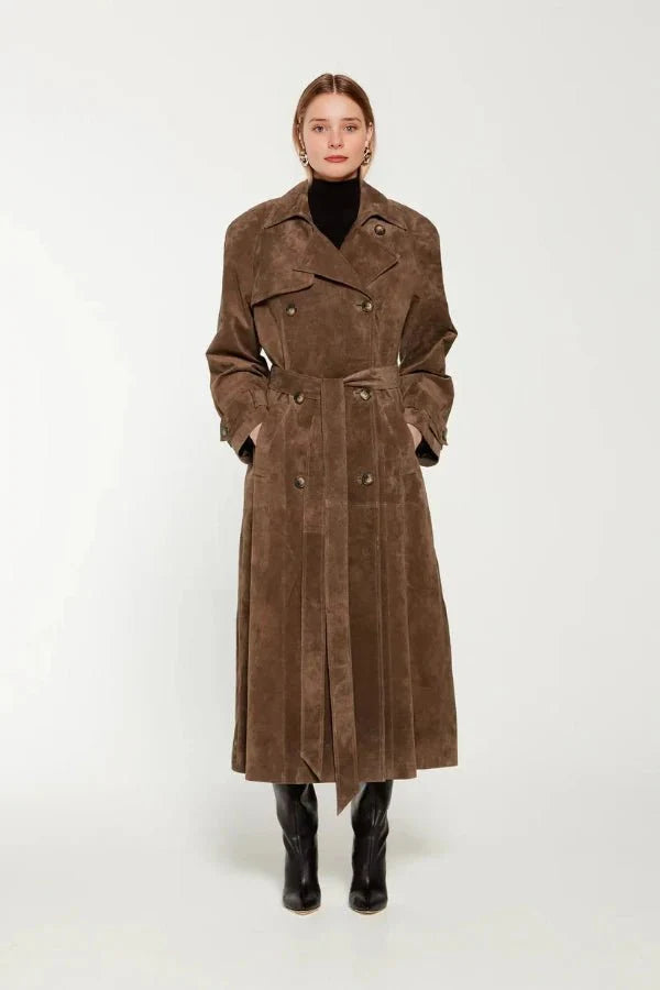 Galatea Longline Trench Coat