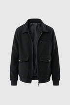 Jack – Black Corduroy Jacket for Men