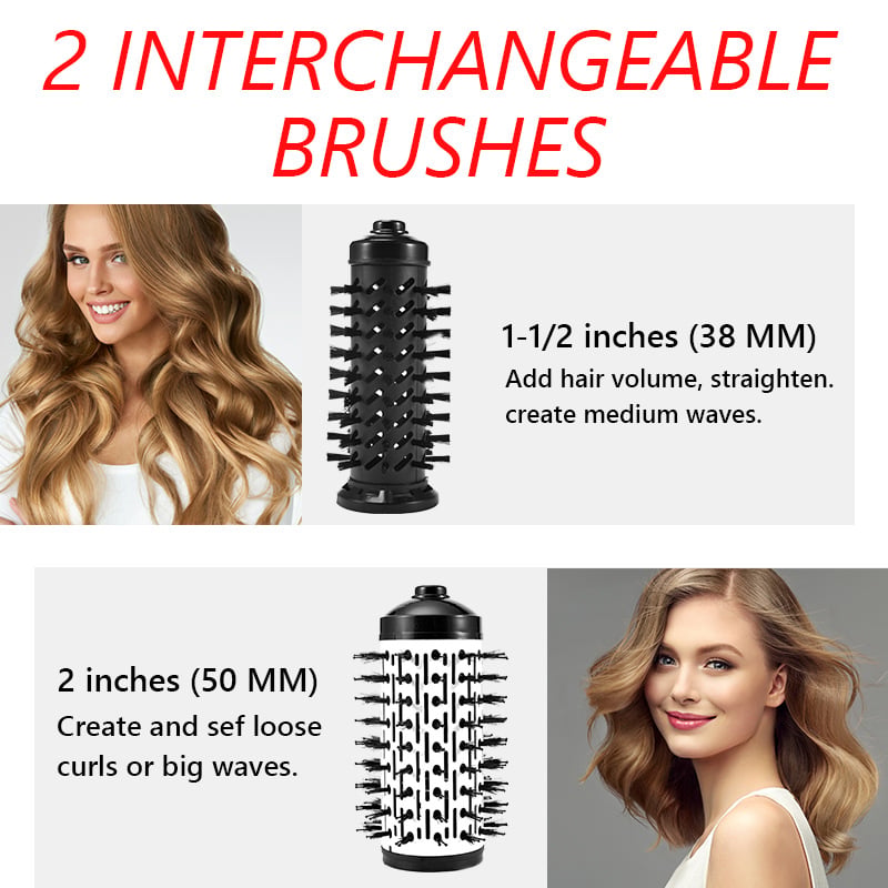 Hot Air Brush for Volumizing and Styling – Salon-Quality Blowout Styler for Smooth Hair at Home