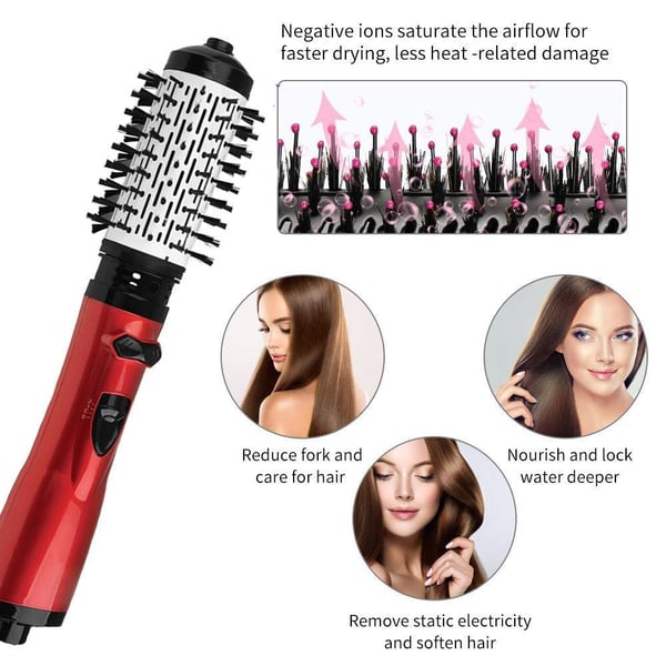 Hot Air Brush for Volumizing and Styling – Salon-Quality Blowout Styler for Smooth Hair at Home