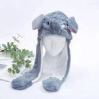 Interactive Bunny Ears Hat for Kids and Adults – Cute Plush Hat with Moving Ears for Play, Costumes and Gifts
