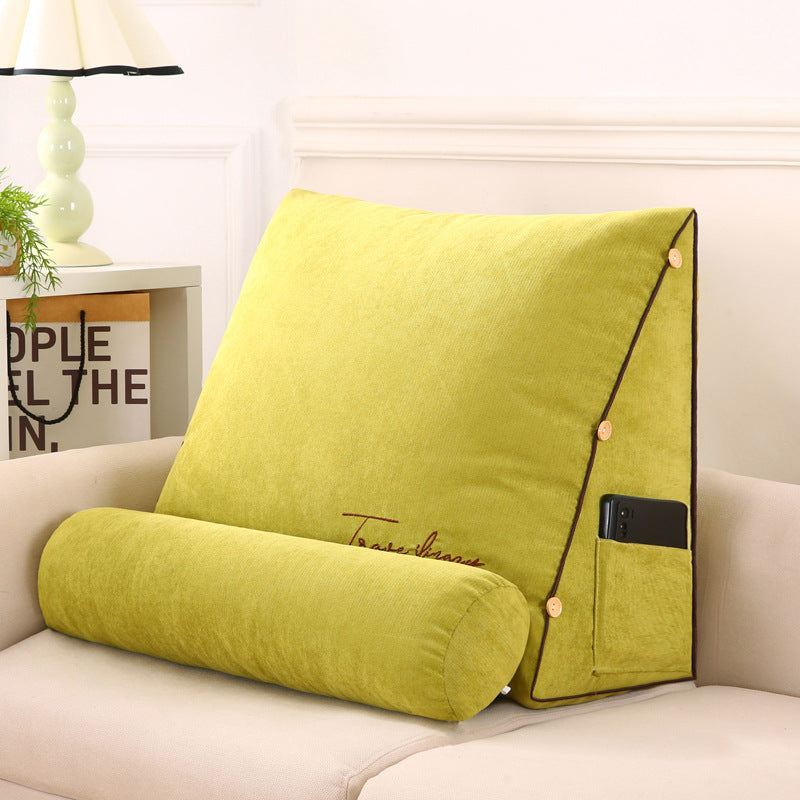 Wedge-Shaped Back Support Cushion - Ultimate Comfort