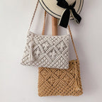 Mira Solis. – Woven Summer Shoulder Bag