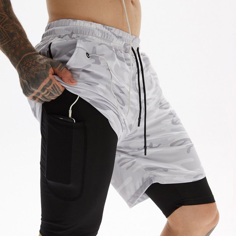 Taro Finn. – Men’s Running Shorts with Inner Compression Layer