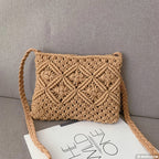 Mira Solis. – Woven Summer Shoulder Bag