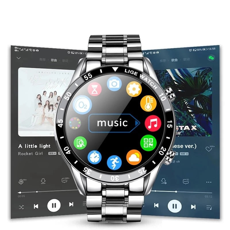 Deluxe Smartwatch | Elegant Design with Multi-Functional Features