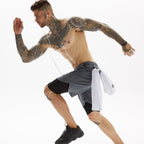 Taro Finn. – Men’s Running Shorts with Inner Compression Layer