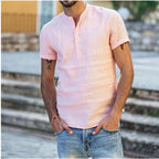 Cael Ren. – Lightweight Men’s Linen Blouse & T-Shirt for Summer Style