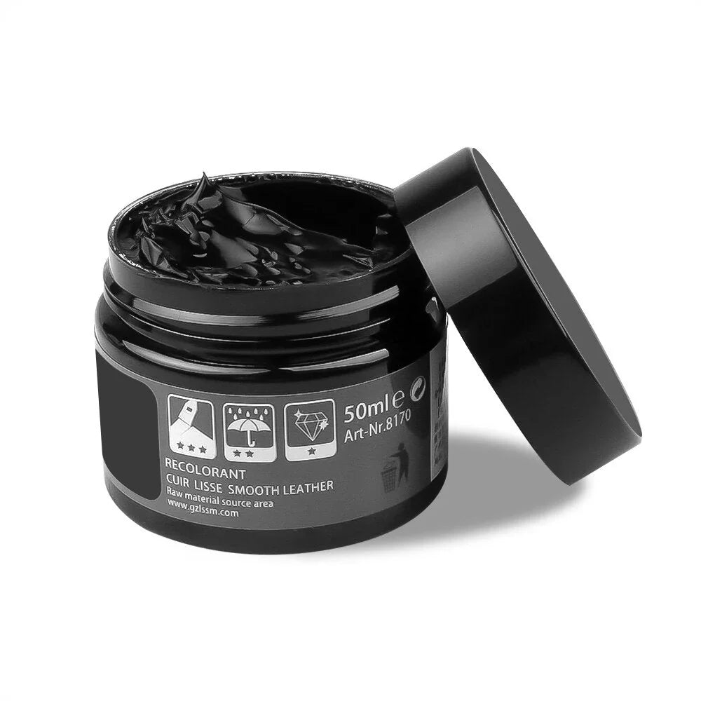 Leather Care and Restoration Cream for Furniture and Accessories – Conditioning Treatment for Cleaning, Protecting and Reviving Surfaces