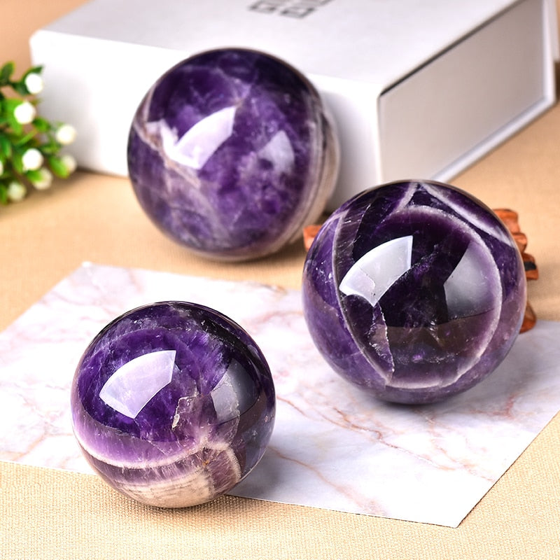 Decorative Crystal Sphere for Home Decor – Elegant Accent Piece for Living Room, Bedroom and Meditation Spaces