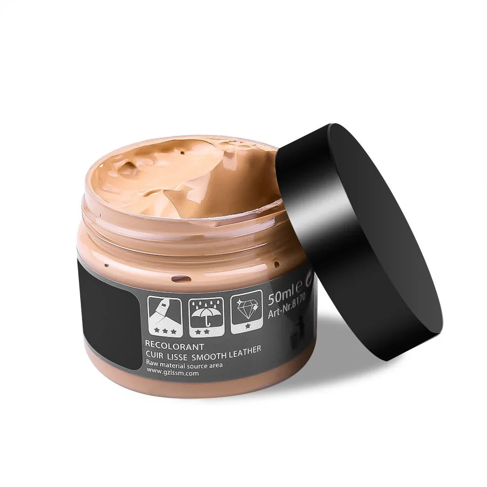 Leather Care and Restoration Cream for Furniture and Accessories – Conditioning Treatment for Cleaning, Protecting and Reviving Surfaces