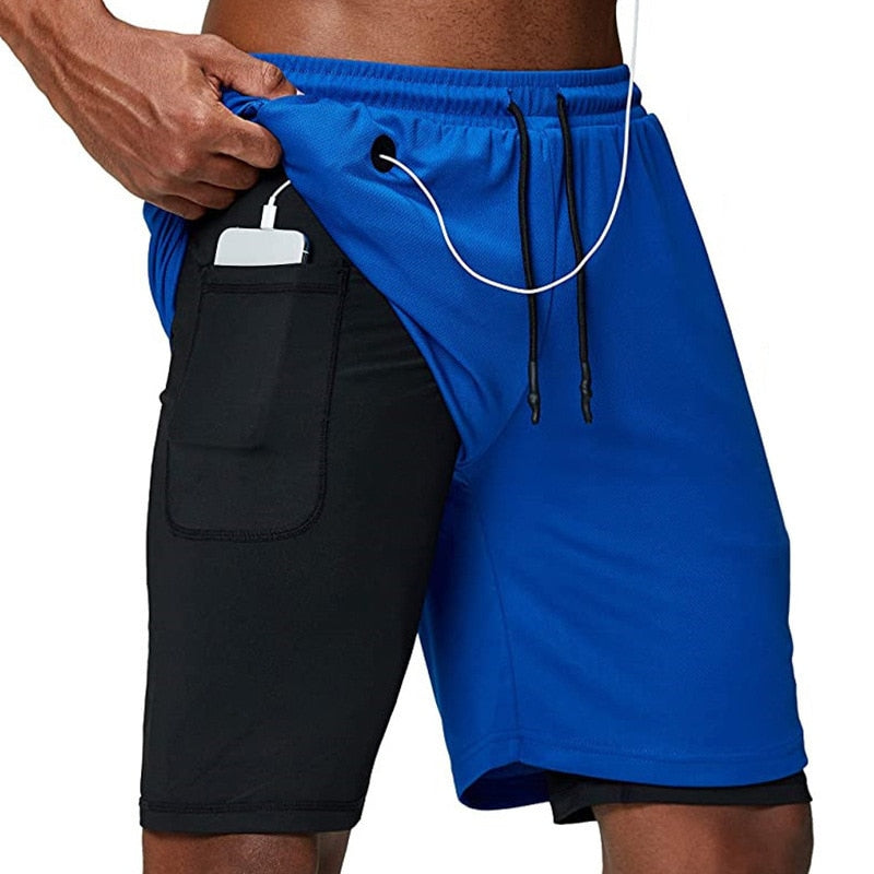 Taro Finn. – Men’s Running Shorts with Inner Compression Layer
