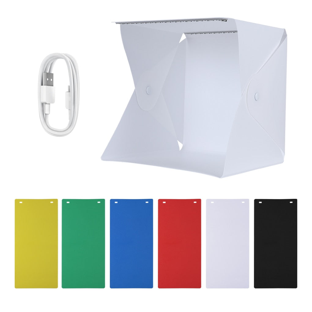Portable Lighting Studio for Photography & Video – Foldable Light Box for Product Shooting – Create Professional Images Anywhere
